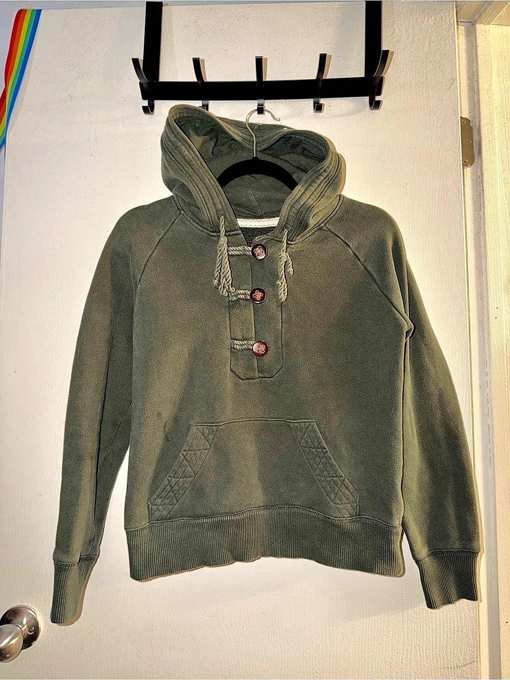 Old Navy Green Pullover Hoodie